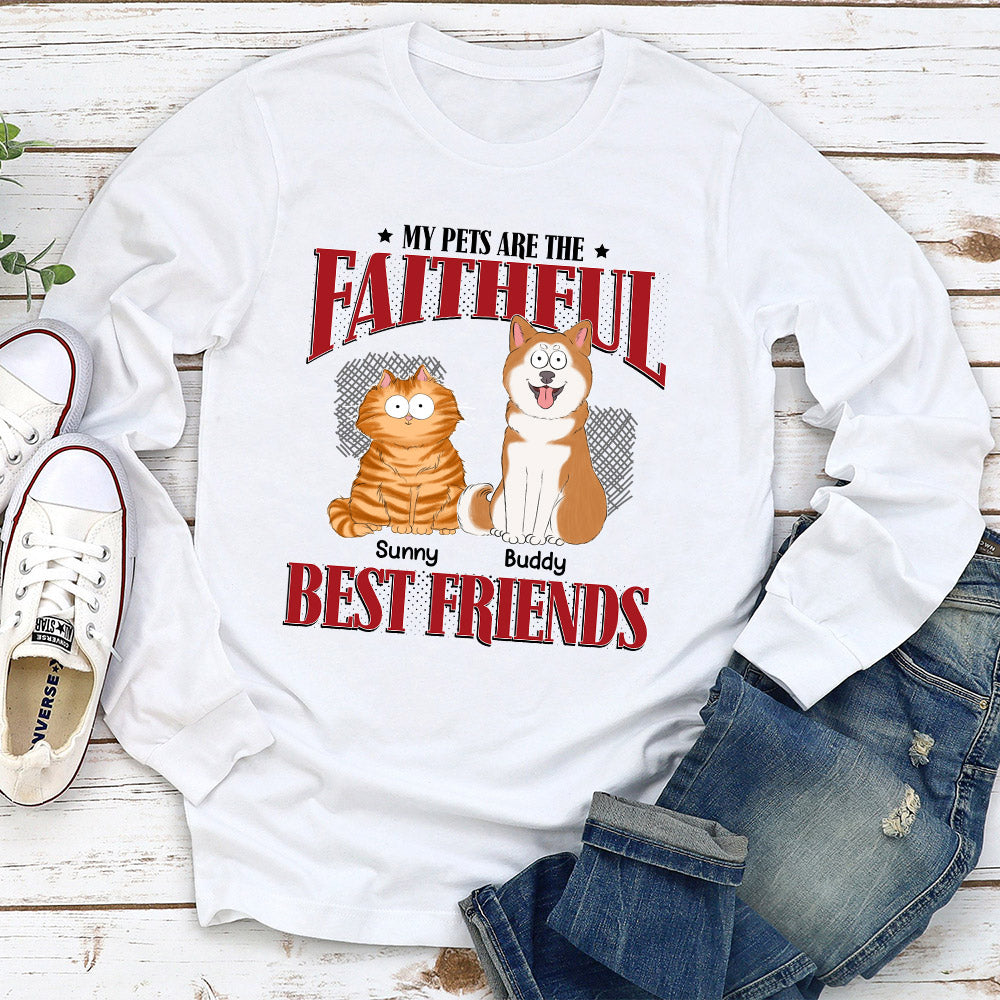 Faithful Friend - Personalized Custom Long Sleeve T-shirt