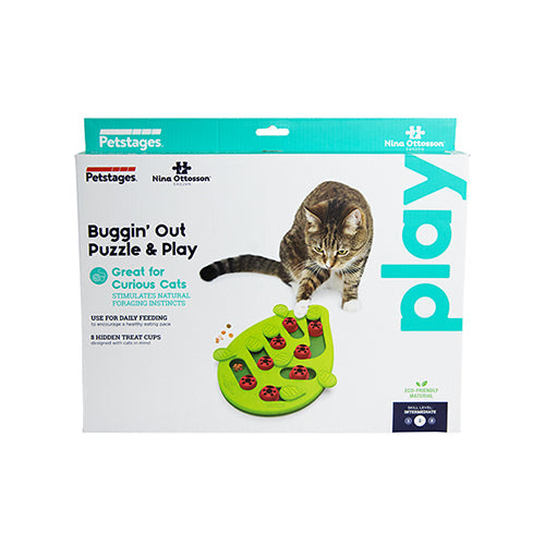 Outward Hound® Nina Ottosson® Buggin' Out Puzzle & Play Cat Puzzle Game
