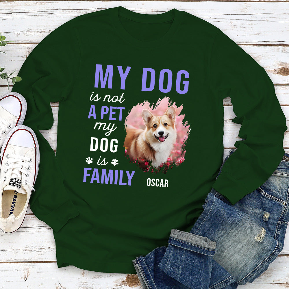 My Family Photo - Personalized Custom Long Sleeve T-shirt