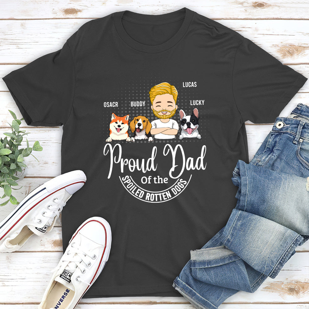 Proud Mom Proud Dad - Personalized Custom Unisex T-shirt