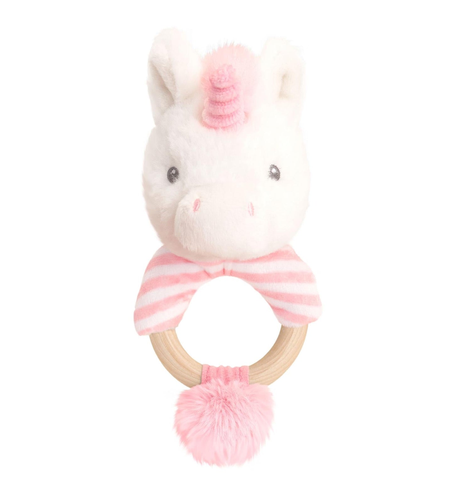 Keeleco Baby Twinkle Unicorn Ring Rattle 14cm