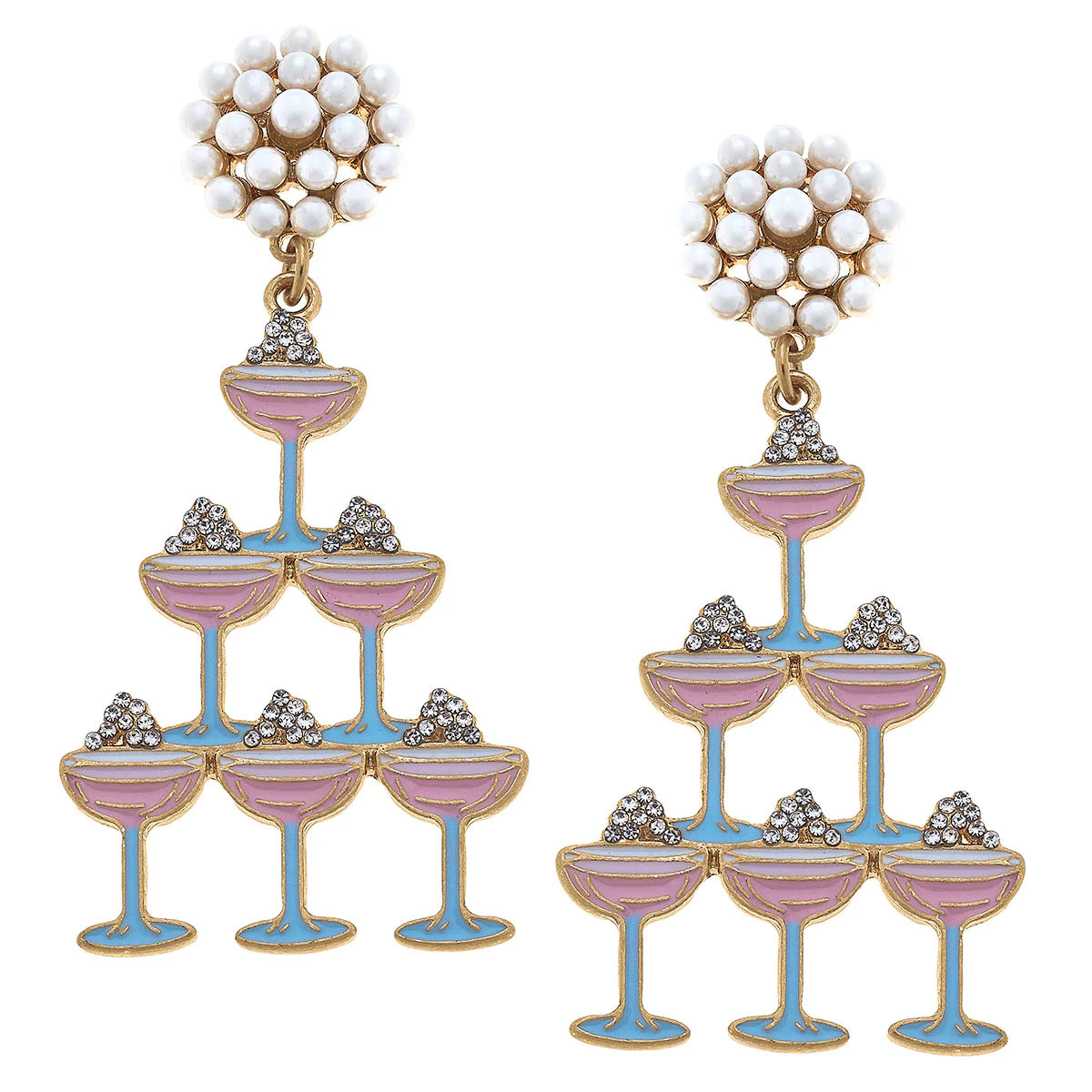 Champagne Tower Earrings