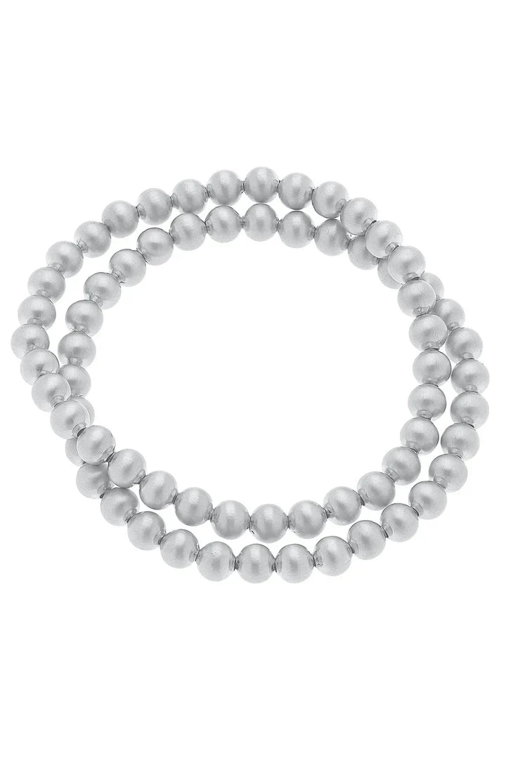Cypress Ball Bead Stretch Bracelet