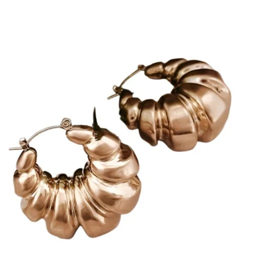 Esmerelda Croissant Hoop Earrings