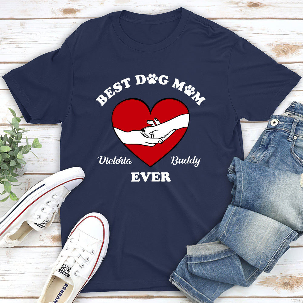 Best Dog Mom - Personalized Custom Unisex T-shirt