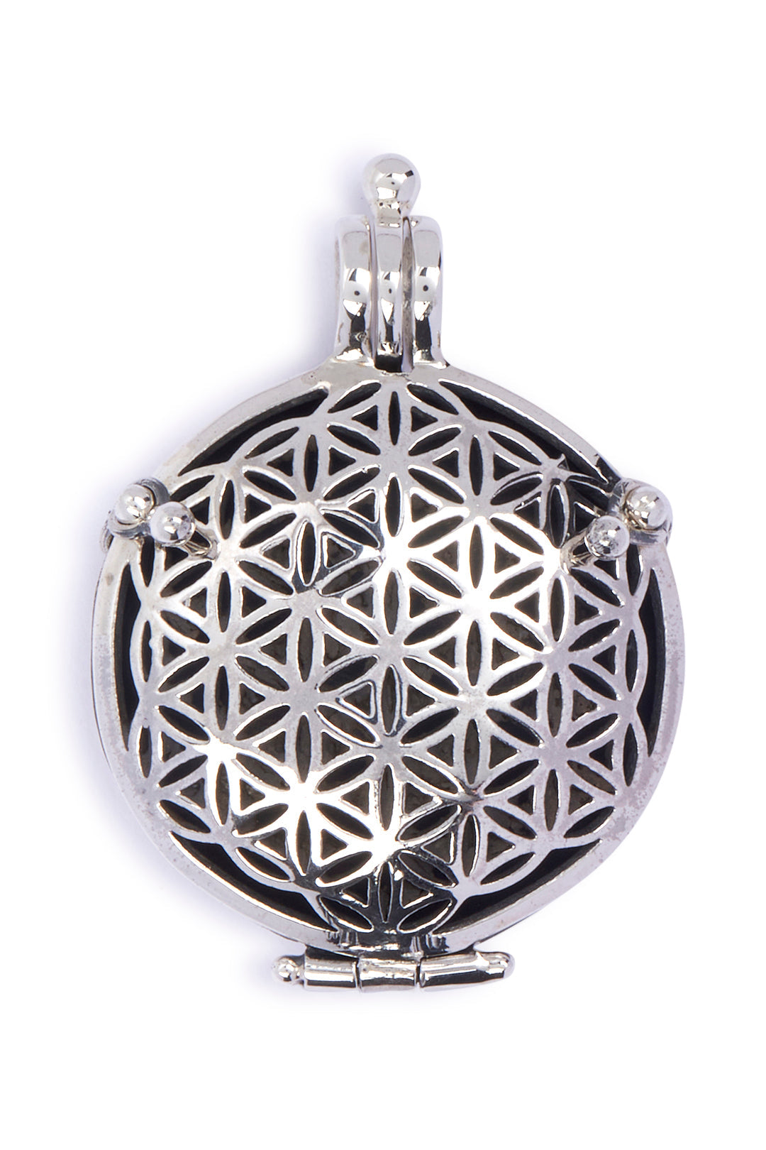 Aromatherapy Silver Pendant