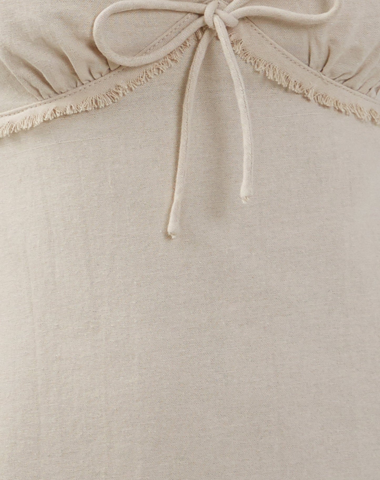 Anatari Mini Dress in Ecru Linen