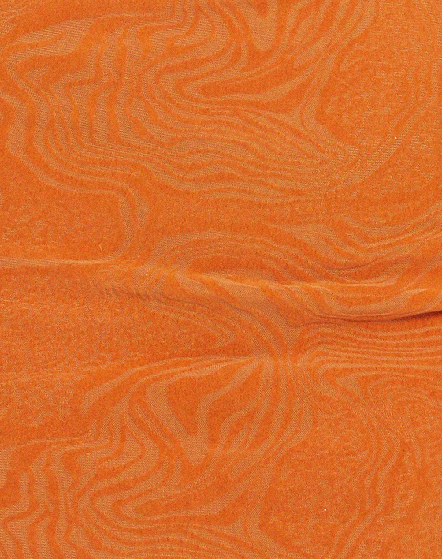 Diti Mini Dress in Mixed Animal Flock Orange