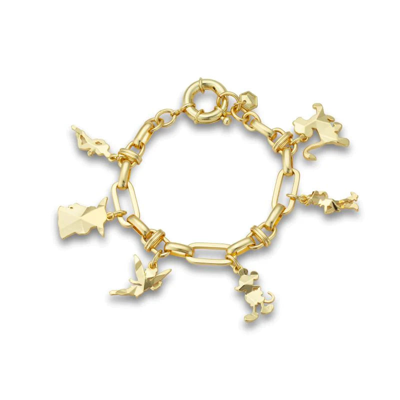 Mickey Mouse and Friends Disney 100 Anniversary Charm Bracelet