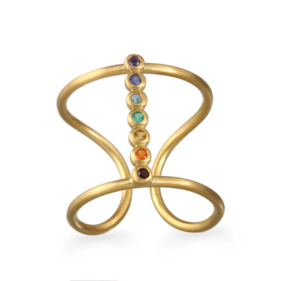 Divine Alignment Chakra Adjustable Ring