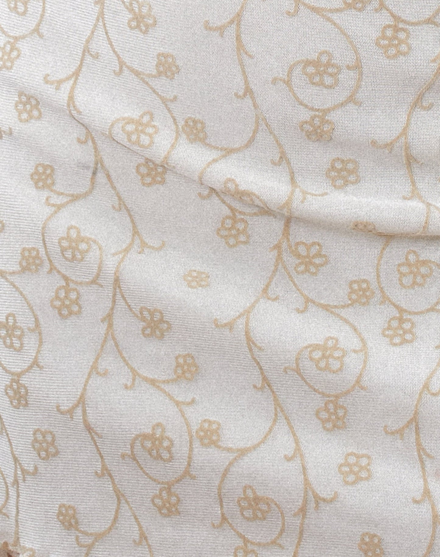 Evilia Mini Dress in Beige Mesh Light Tan Flock