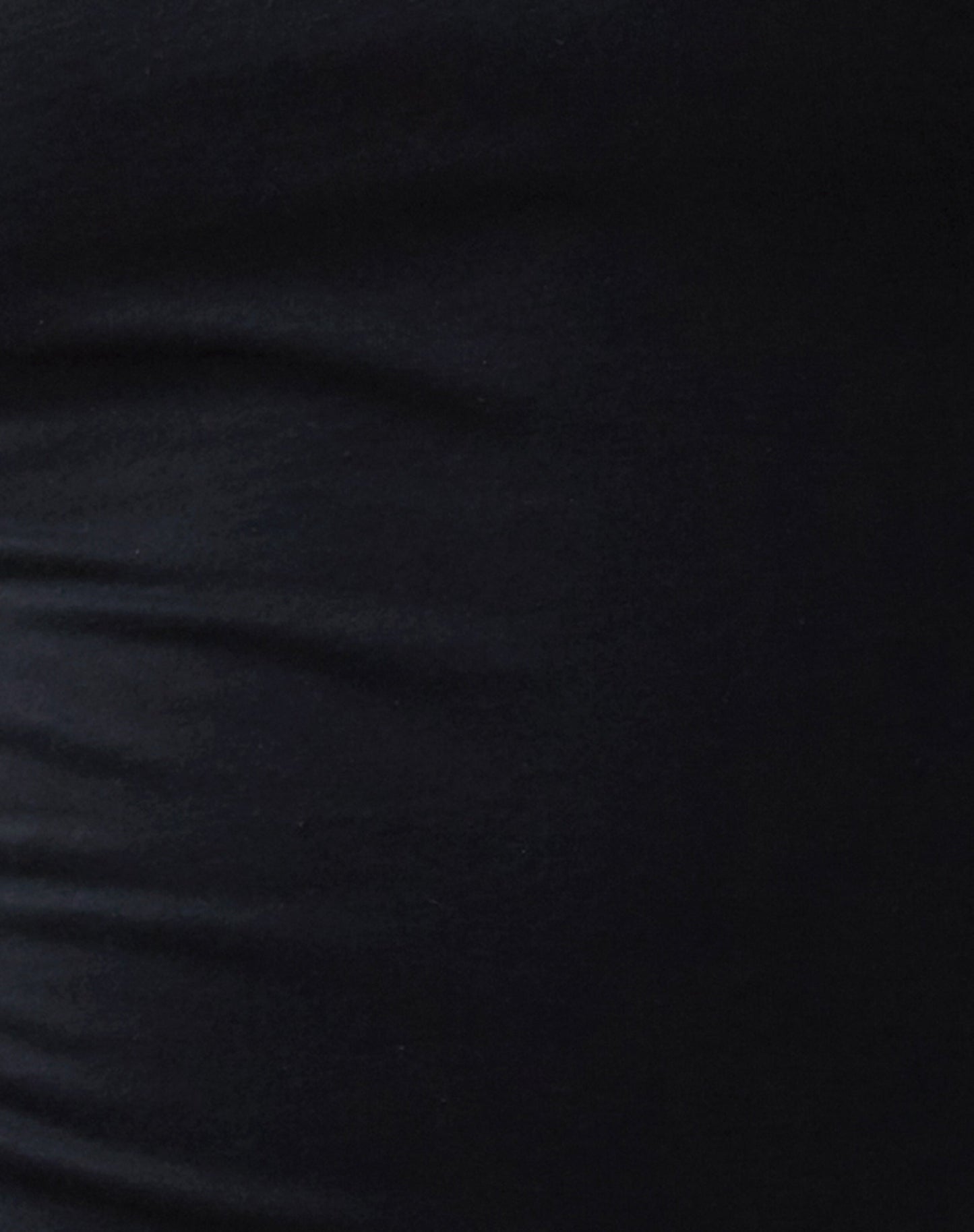 Gleny Racer Neck Bodycon Mini Dress in Black