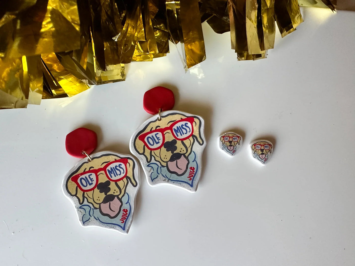 Weathered Collegiate Earrings