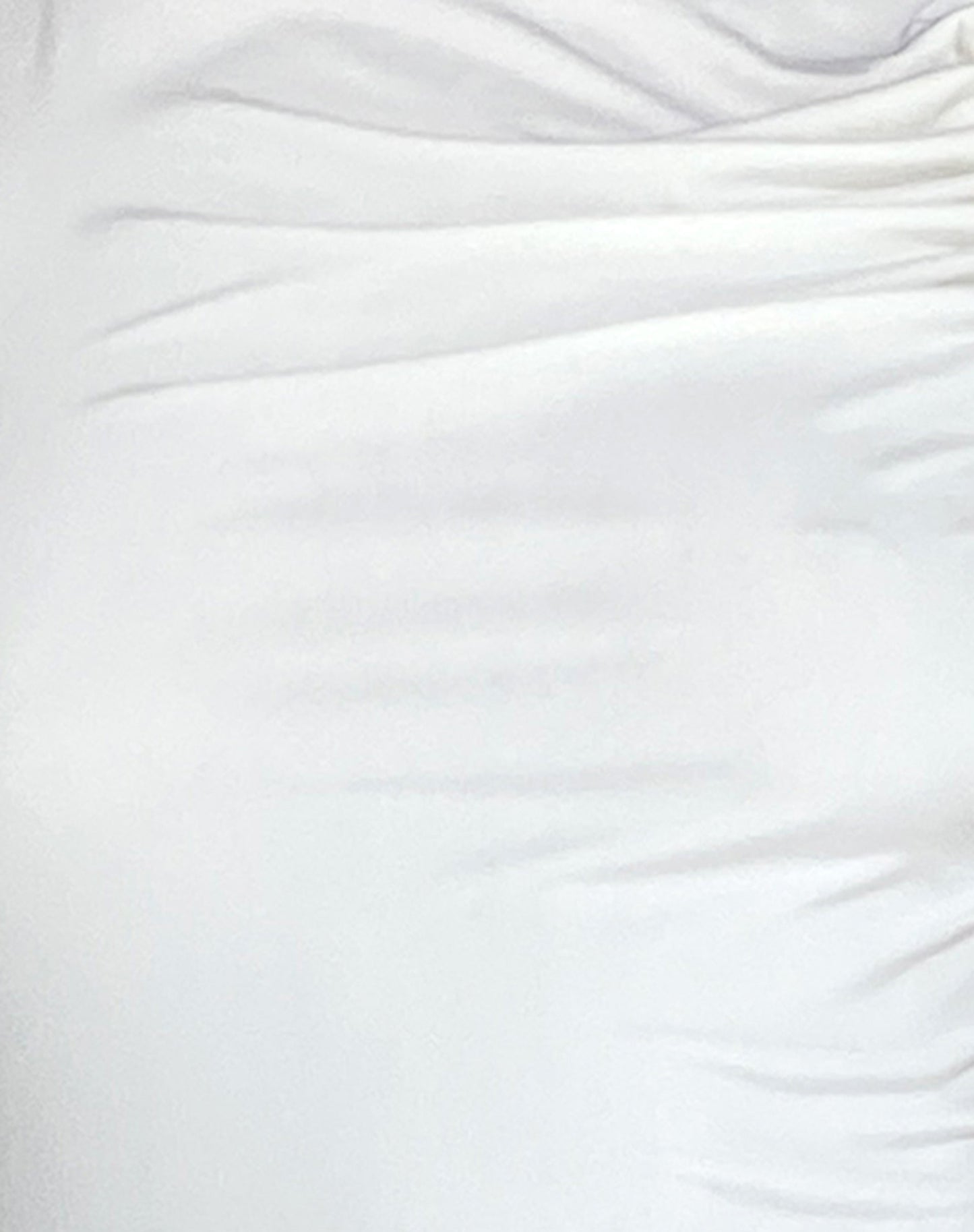 Chaya Waterfall Hem Mini Dress in Slinky Ivory