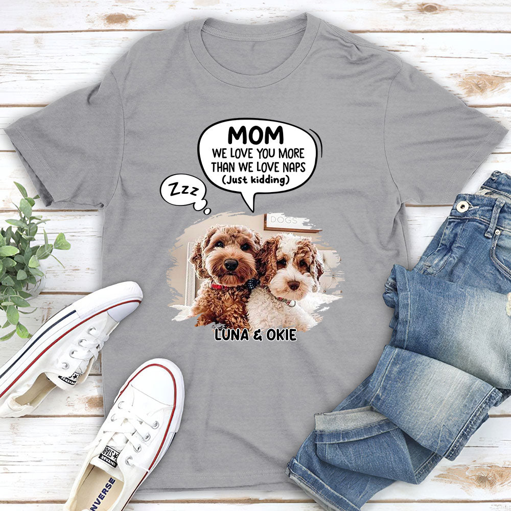 Just Kidding Dad - Personalized Custom Premium T-shirt