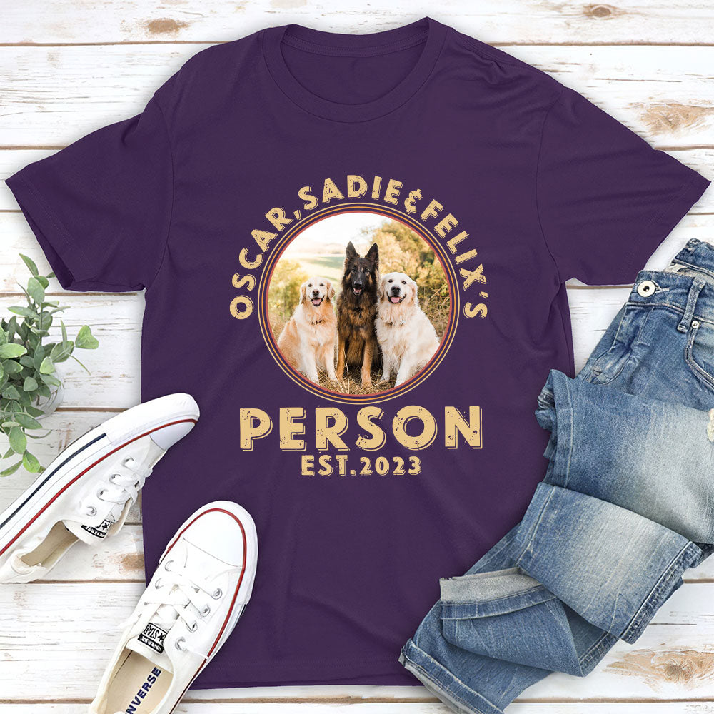 Me And My Person - Personalized Custom Unisex T-shirt