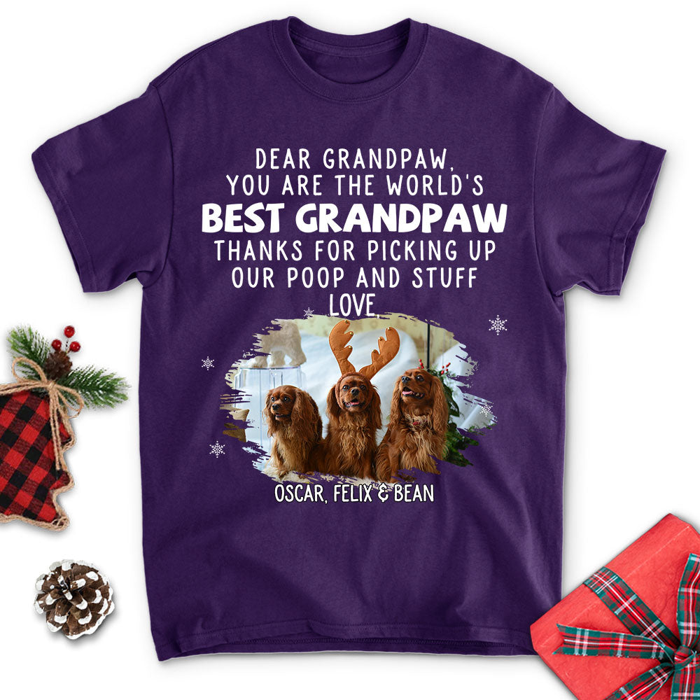 Thank You Dad/Mom Photo 2 - Personalized Custom Unisex T-shirt