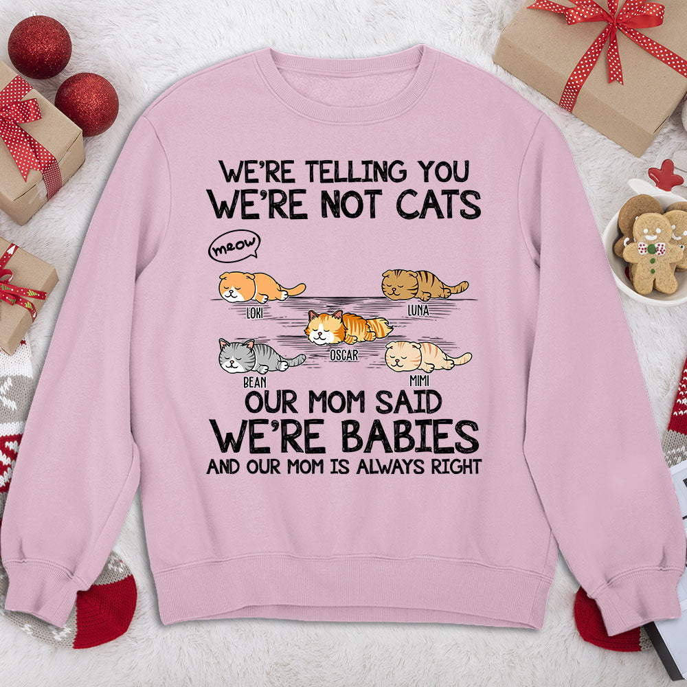 I Am Not A Cat - Personalized Custom Sweatshirt