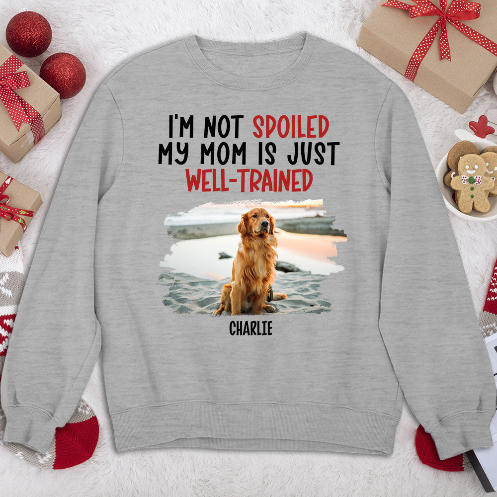 Spoiled Pet & Well Trained Dad - Personalized Custom Sweatshirt