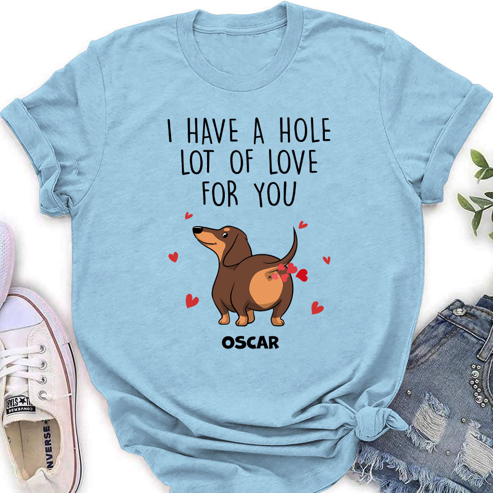 A W-Hole Lot - Personalized Custom Women's T-shirt