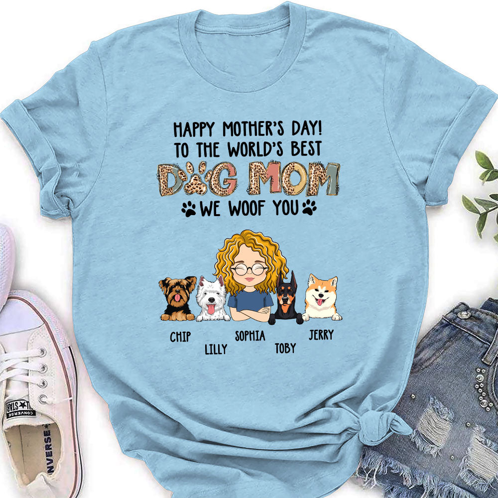 To The Best Mom - Personalized Custom Women's T-shirt
