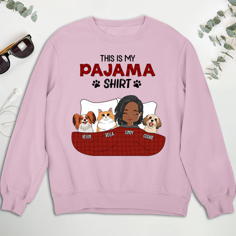 Pajama Shirt - Personalized Custom Sweatshirt