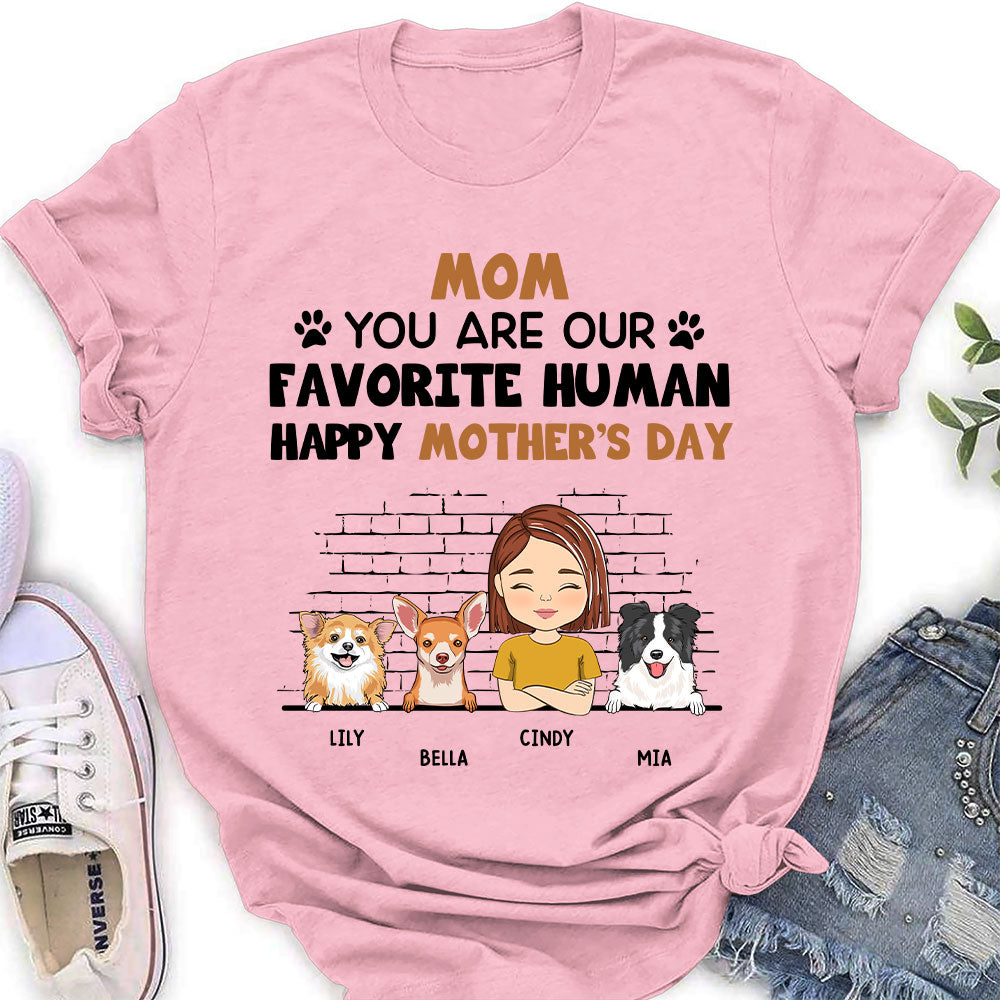 Our Favorite Human - Personalized Custom Women's T-shirt