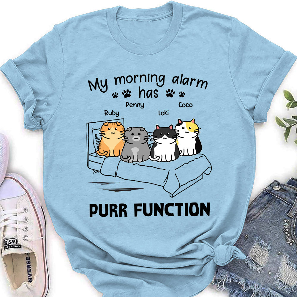 My Morning Alarm - Personalized Custom Women's T-shirt