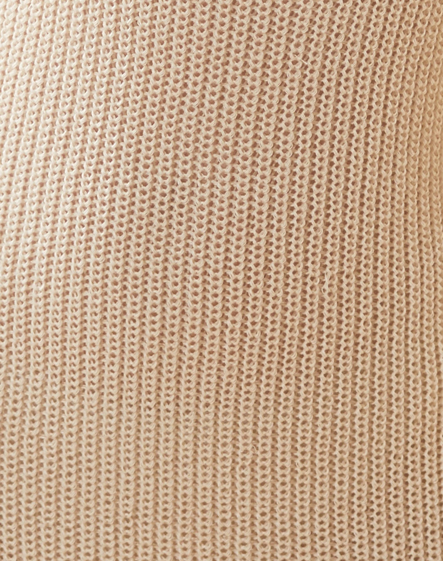 Chiara Knitted Mini Dress in Neutral