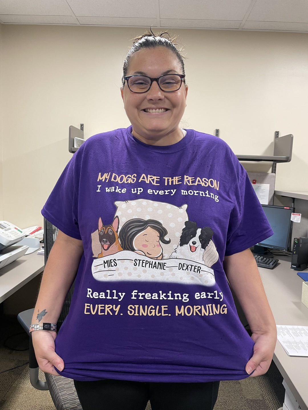 My Dog Is The Reason - Personalized Custom Unisex T-shirt