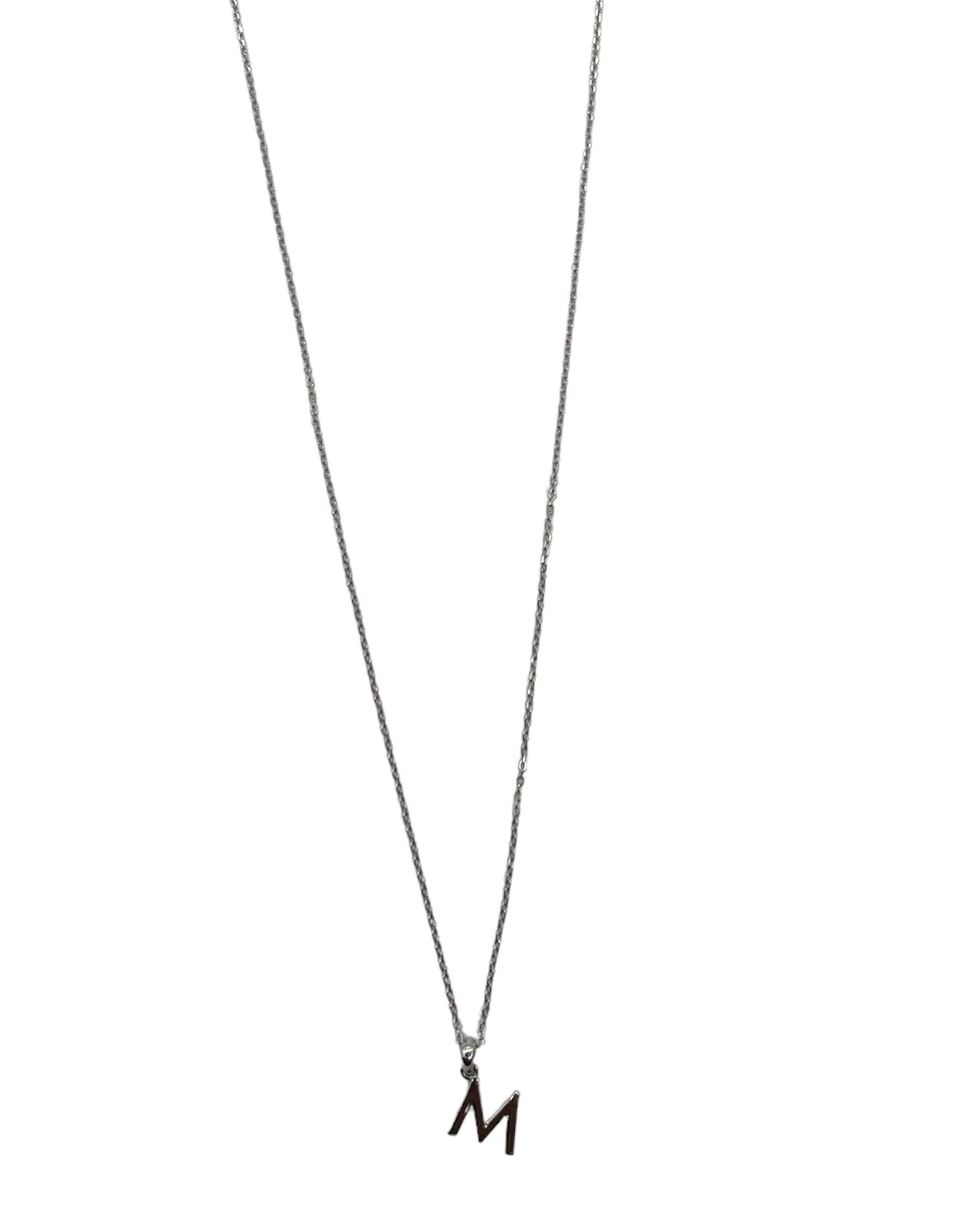 Luka Silver- .925 Necklace Letter "M"