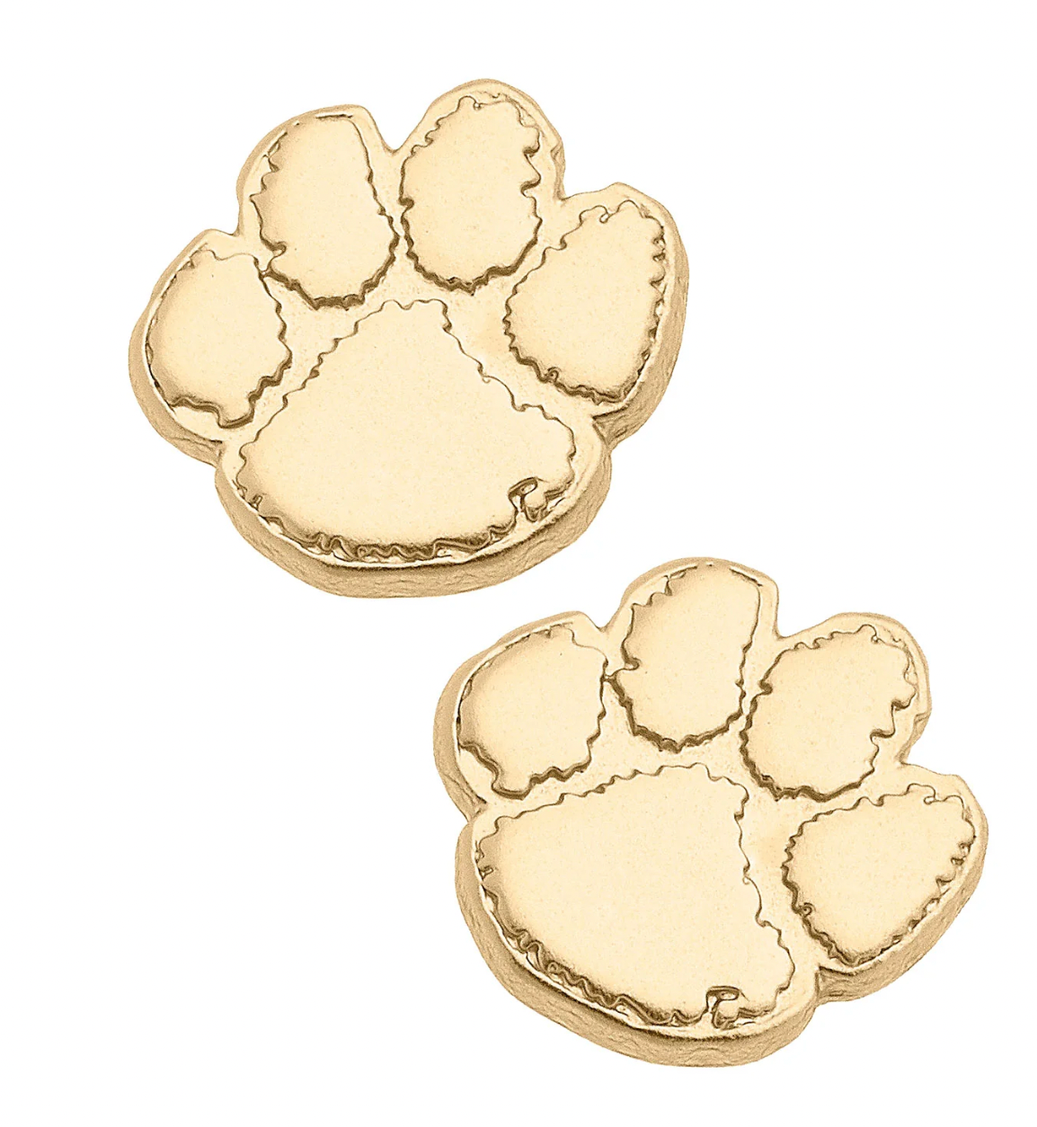 Tigers 24K Gold Plated Stud Earrings