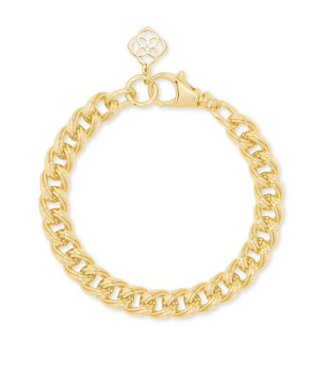 KENDRA SCOTT- Vincent Chain Bracelet in Gold Metal (M/L)