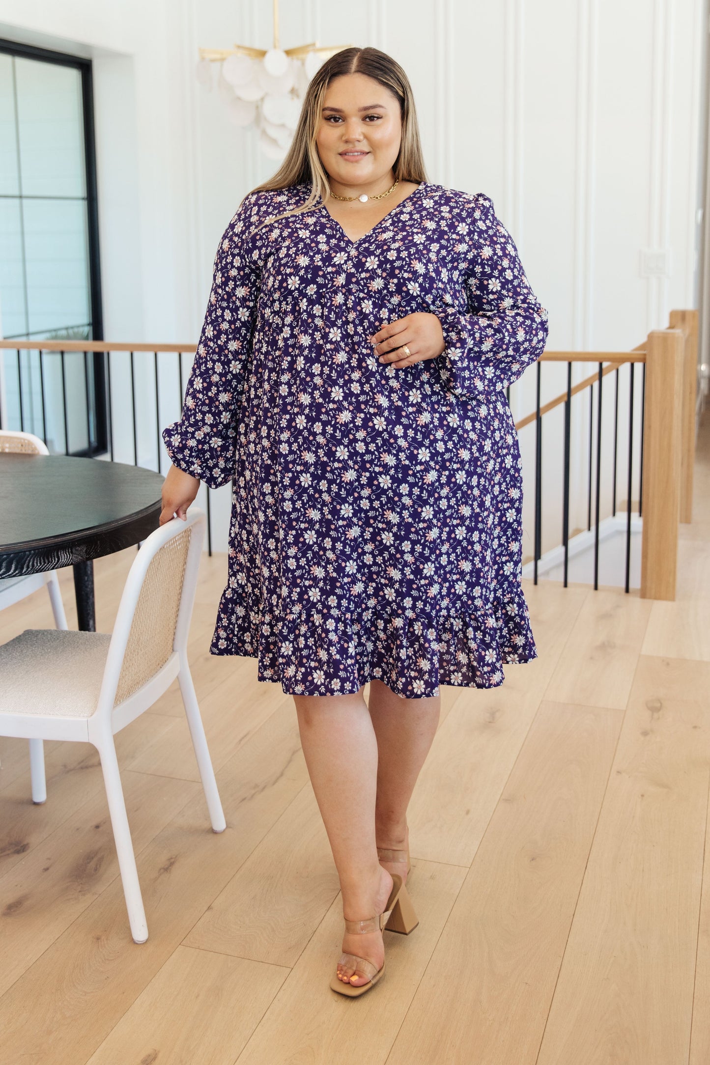 Hazel Blues® | Since You’ve Been Gone Floral V-Neck Dress