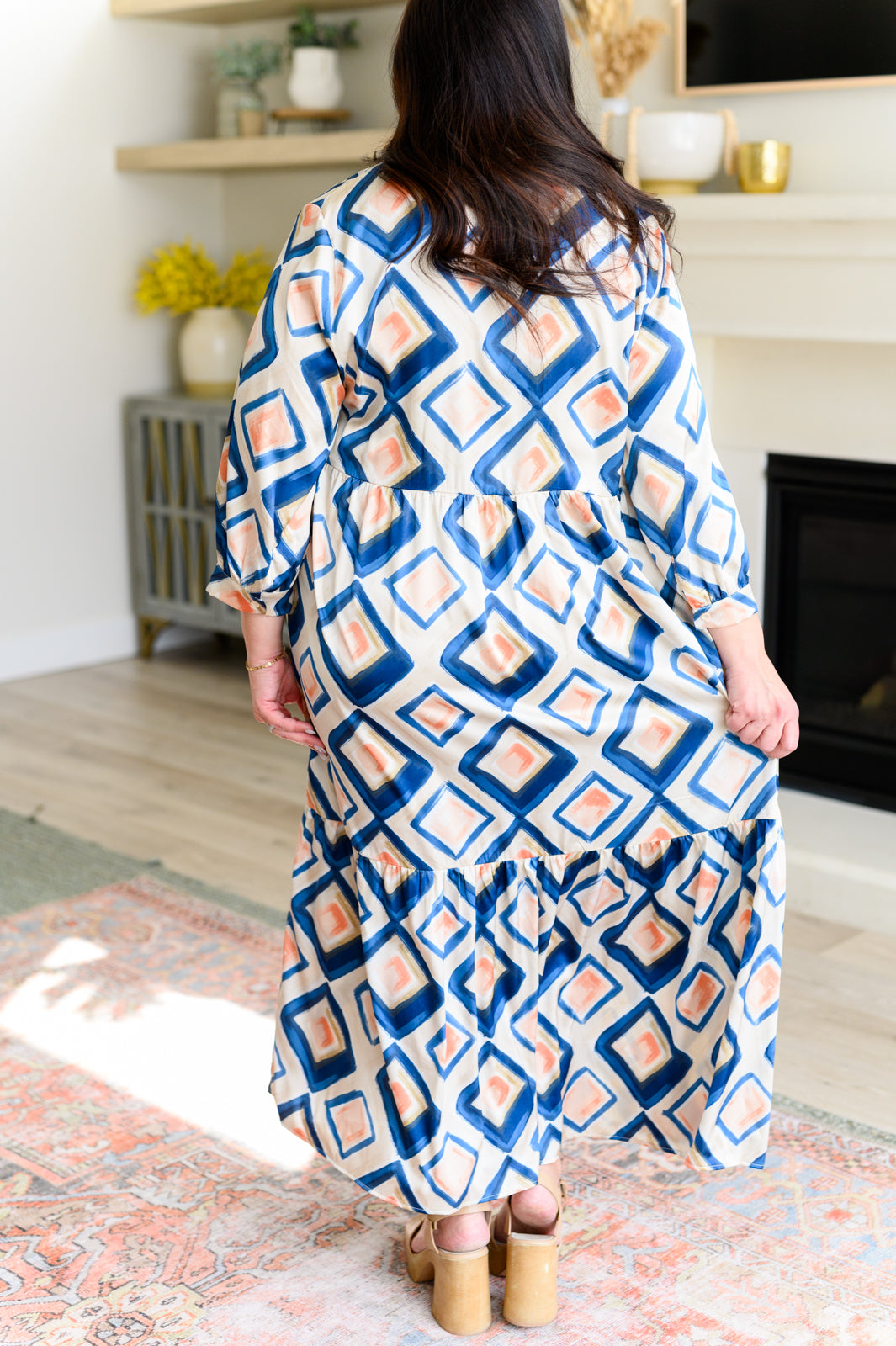 Hazel Blues® | Sweet Company Collared Shirtdress