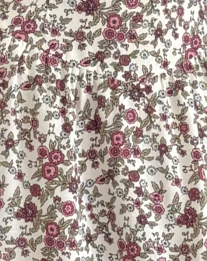 Tipani Mini Dress in Vintage Bloom Ivory