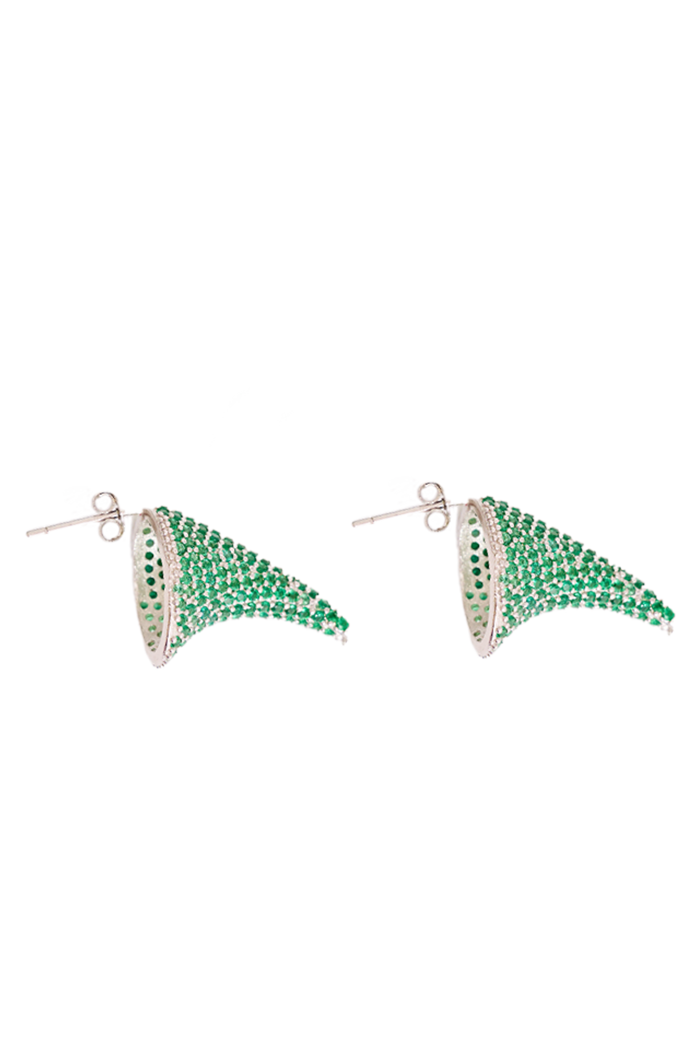 EMERALD SUPER THORN EARRING