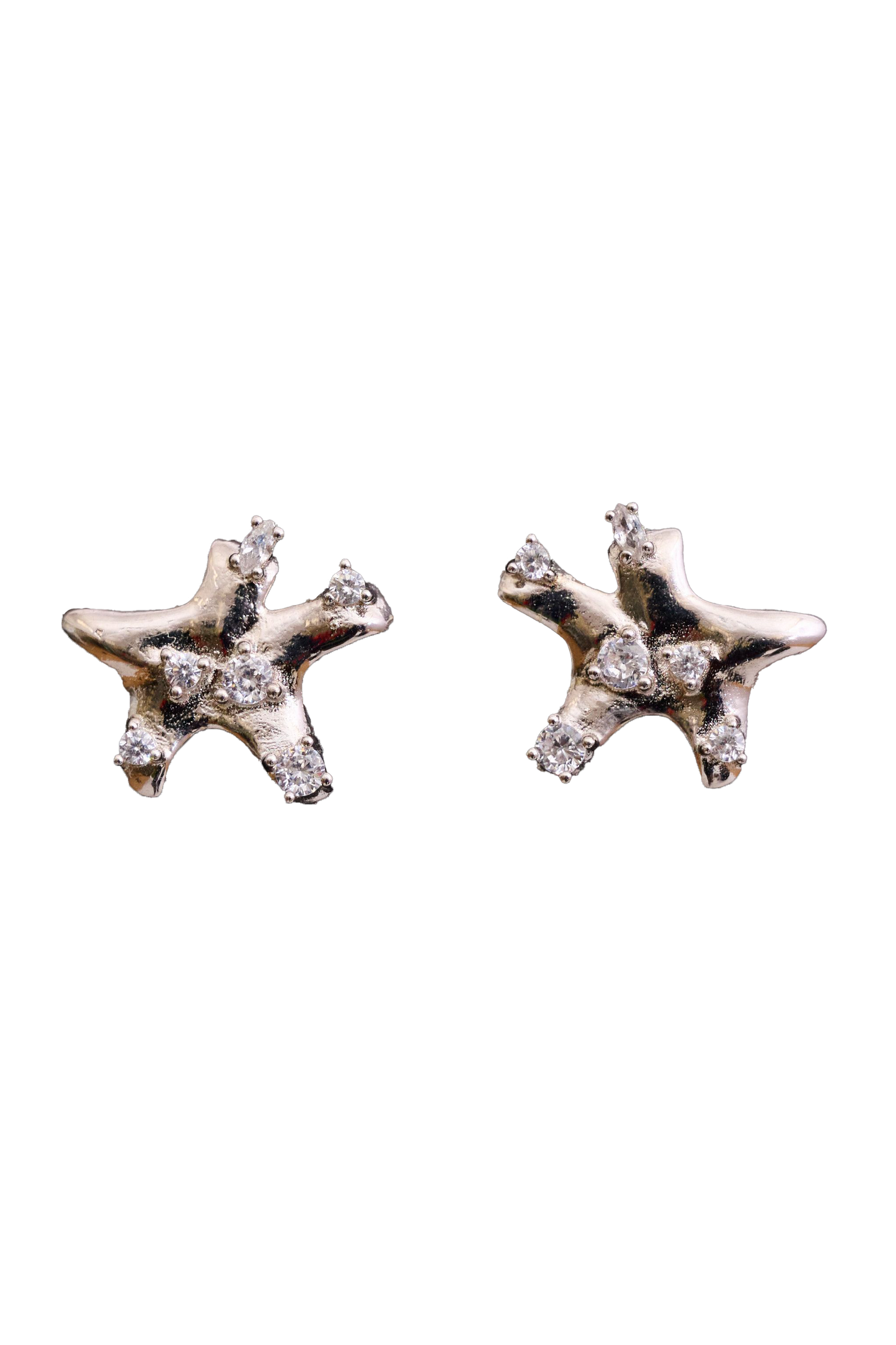 CRYSTAL CLEAR ESTRELLA STUDS