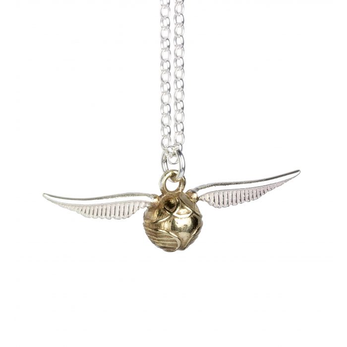 Golden Snitch Harry Potter Sterling Silver Necklace
