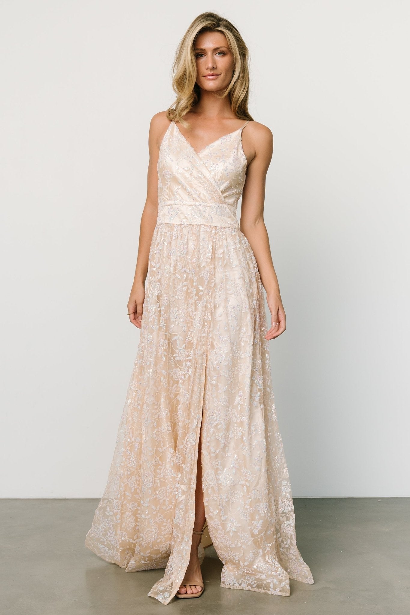 Angel Shimmer Gown | Champagne - Baltic Born