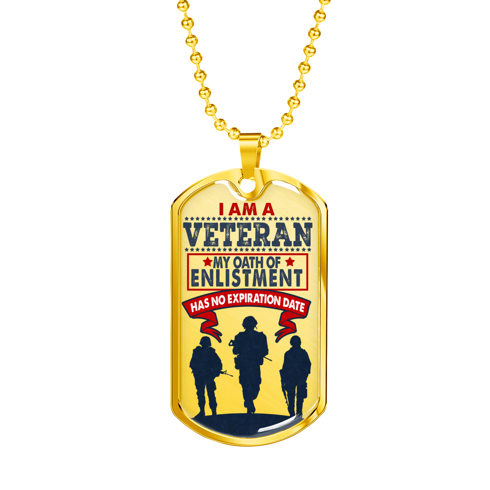 I am a Veteran - Dog Tags