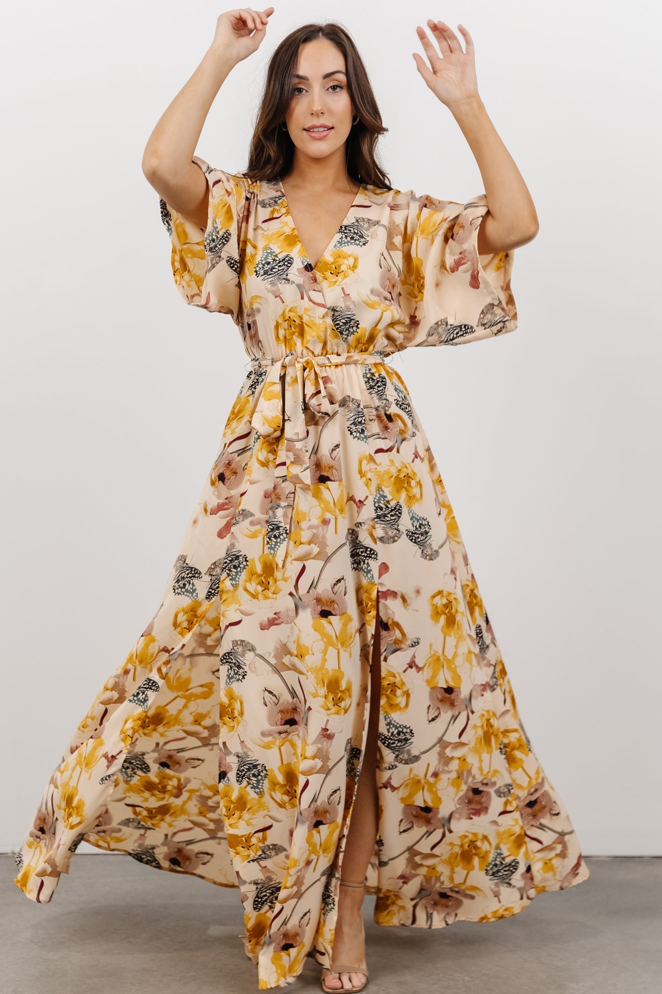 Corinth Maxi Dress | Butterfly Blooms - Baltic Born