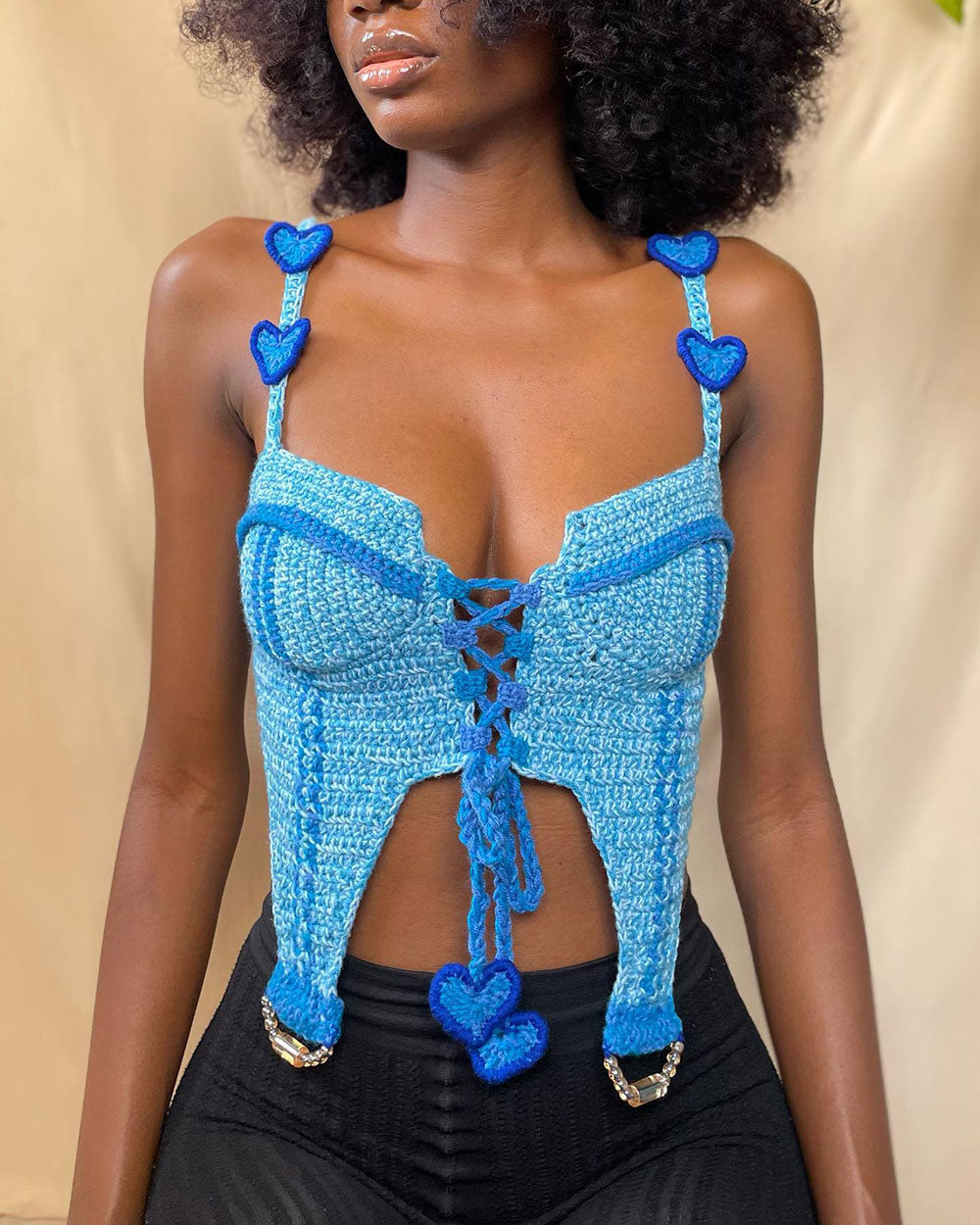 Sweet Love Crochet Camisole Top