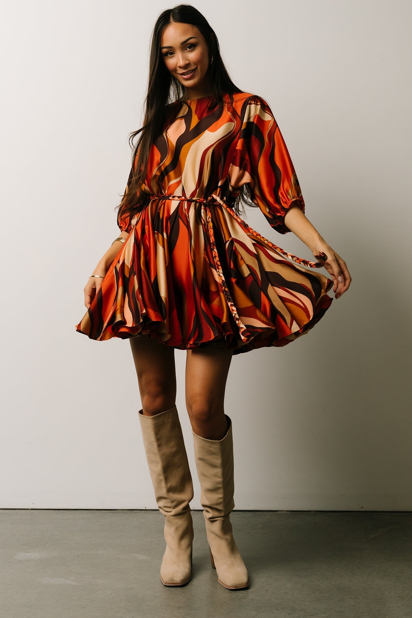 Esma Mini Dress | Rust Multi - Baltic Born