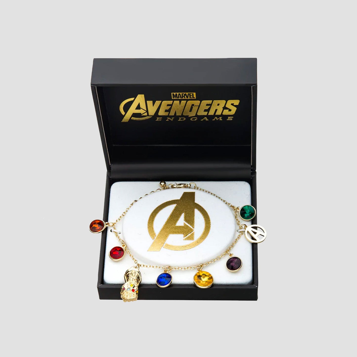 Infinity Stone Thanos Marvel Avengers Charm Bracelet