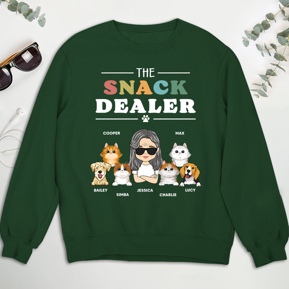 Pets Snack Dealer - Personalized Custom Sweatshirt