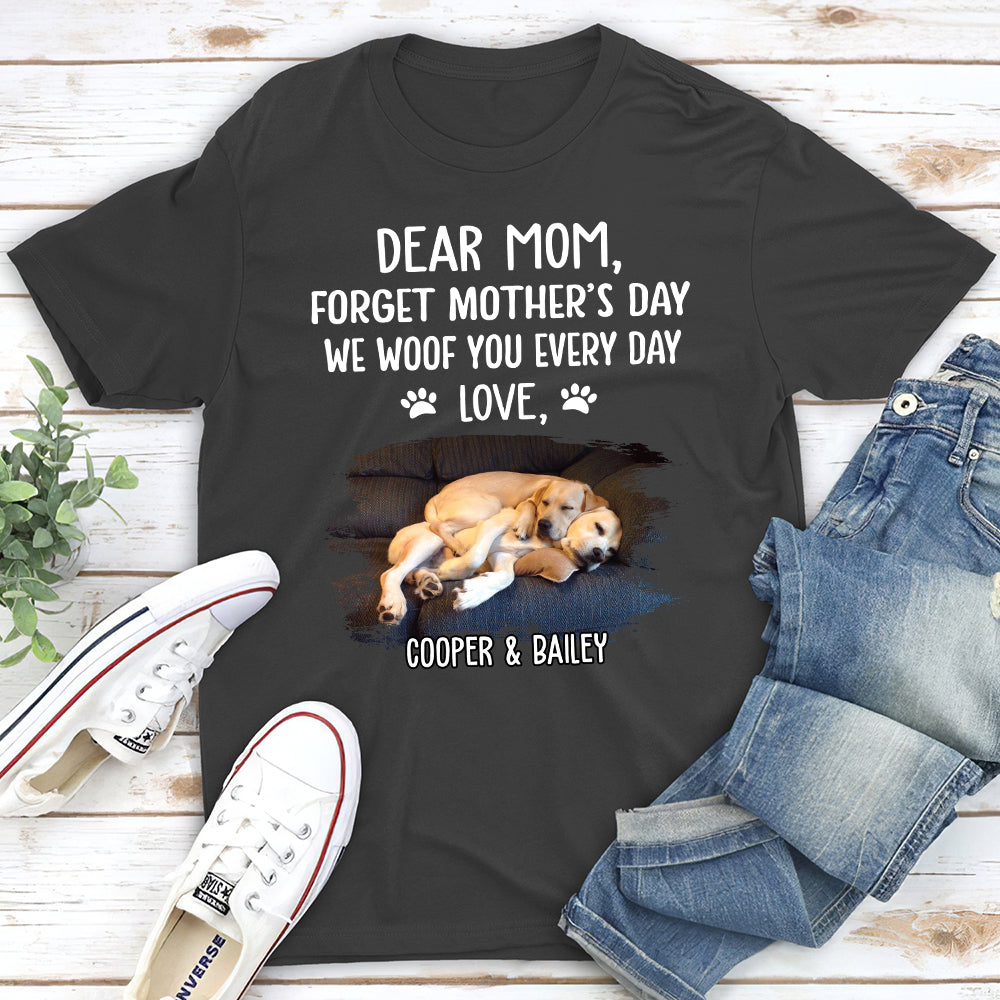 Woof You Dad - Personalized Custom Premium T-shirt
