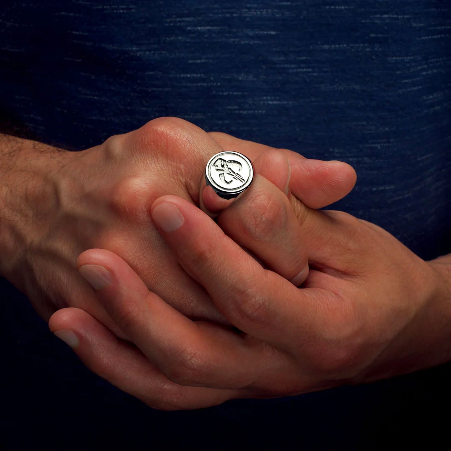 Mythosaur Mandalorian Star Wars Stainless Steel Signet Ring