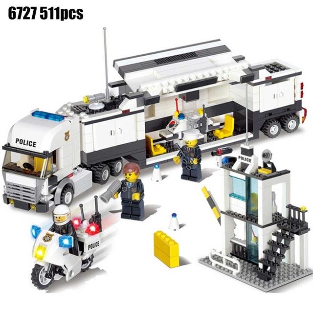 Building Blocks City Police Station 536 Pieces