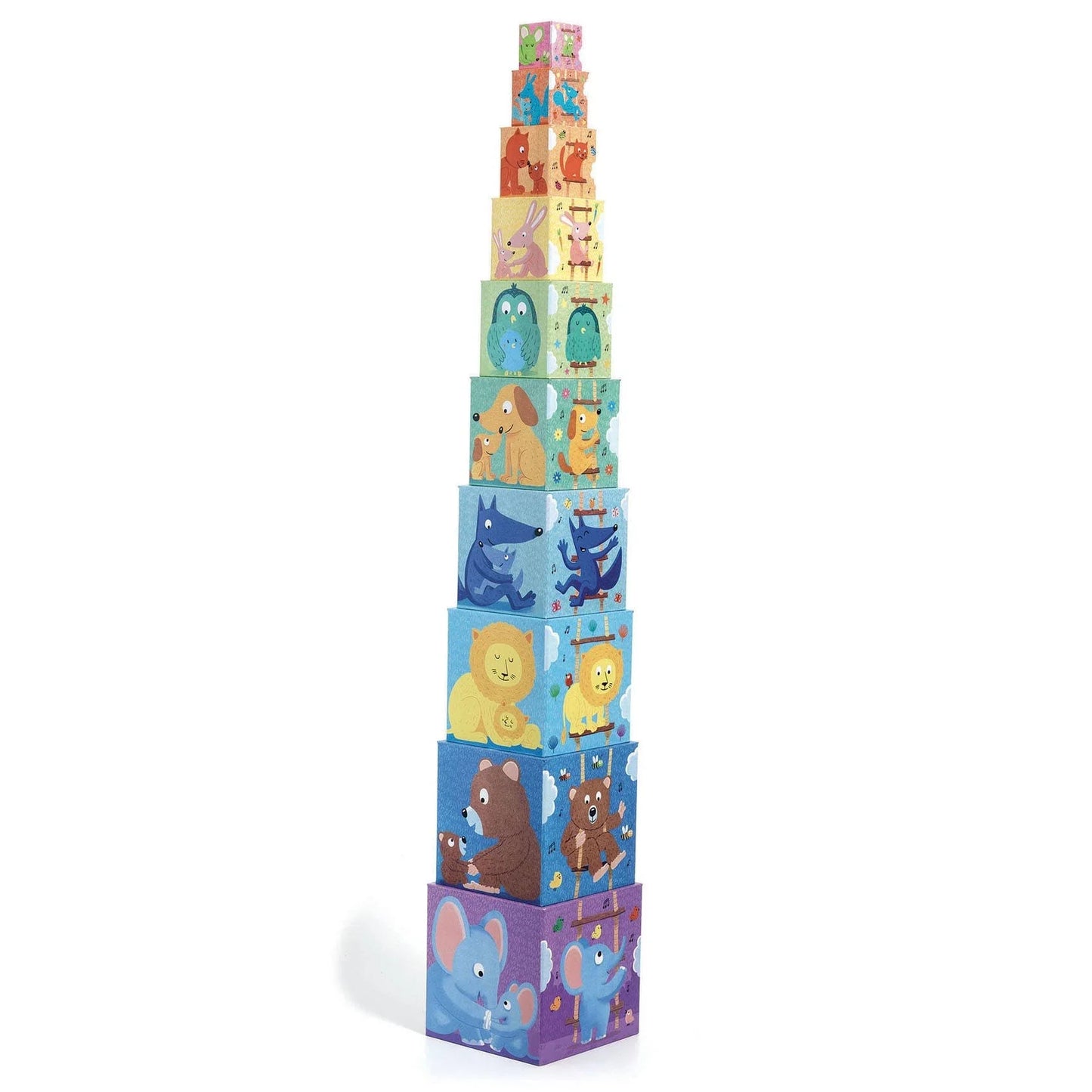 Djeco Rainbow Stacking & Nesting Blocks